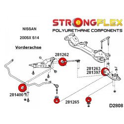 Front stabilizer bush 25-27mm SPORT