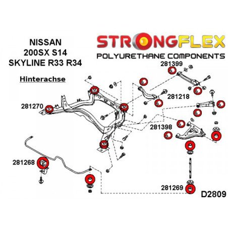 Rear wishbone Bushing SPORT