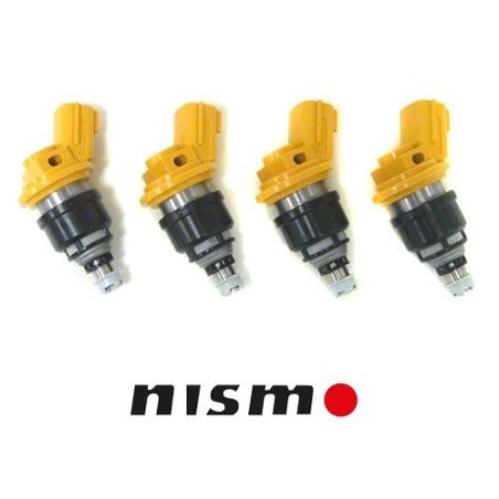 4 x 555cc Nismo Side Feed Fuel Injectors SR20DET Nissan S13 S14 S15