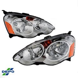 Integra DC5 02-04 Black Headlights LHD