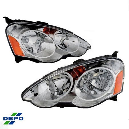 Integra DC5 02-04 Black Headlights LHD