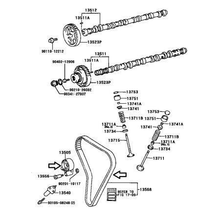 Toyota Supra Aristo Soarer 2JZGTE 2JZGE 2JZ Timing belt kit