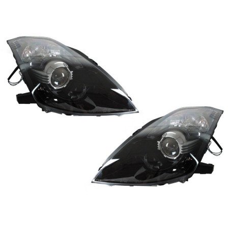 Nissan 350Z Bi-Xenon Black Headlights LHD D2S