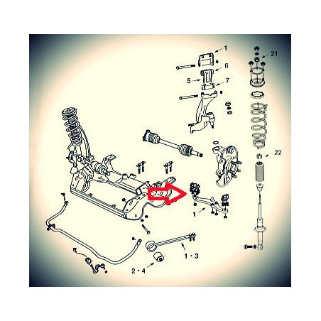 Skyline R32, R33, R34 OEM Front Lower Inside Ball Joint