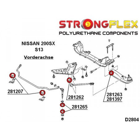 Front Tension Rod Bush